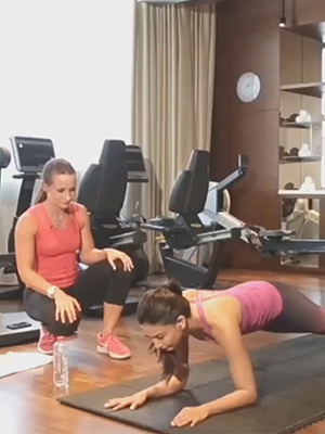 Partial Curl Ups Exercise